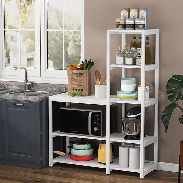 Kitchen bakers rack with drawers