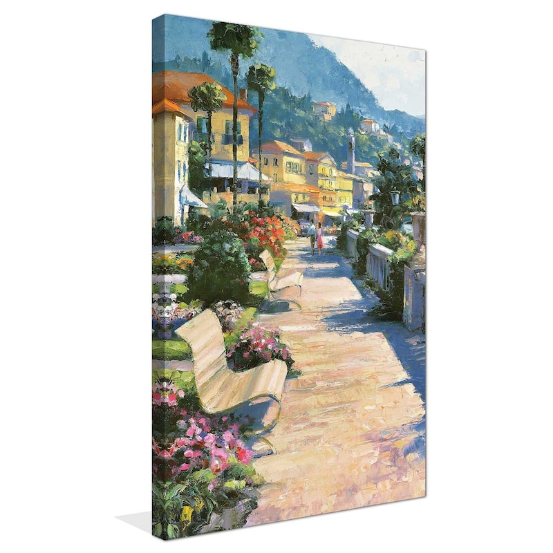 "Bellagio Promenade" by Howard Behrens I Print on Canvas