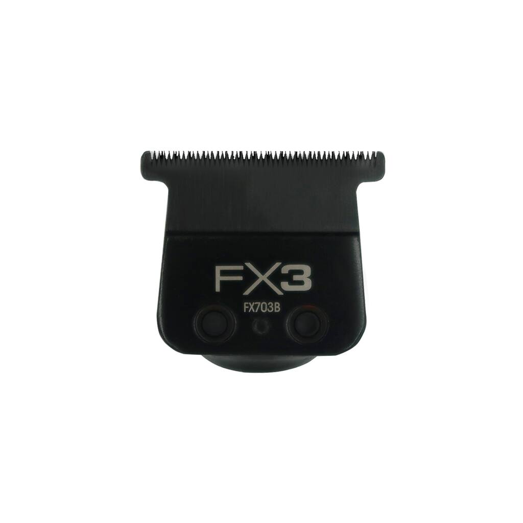 BaByliss Pro FX3 Titanium Carbon-Nitride Standard-Tooth Ultra-Thin Replacement T-Blade #FX703B - Black