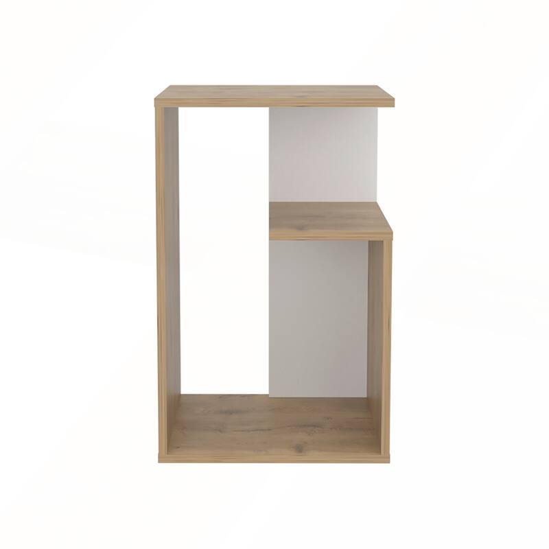 25 Inch High 3-Tier Open Shelf Side Table