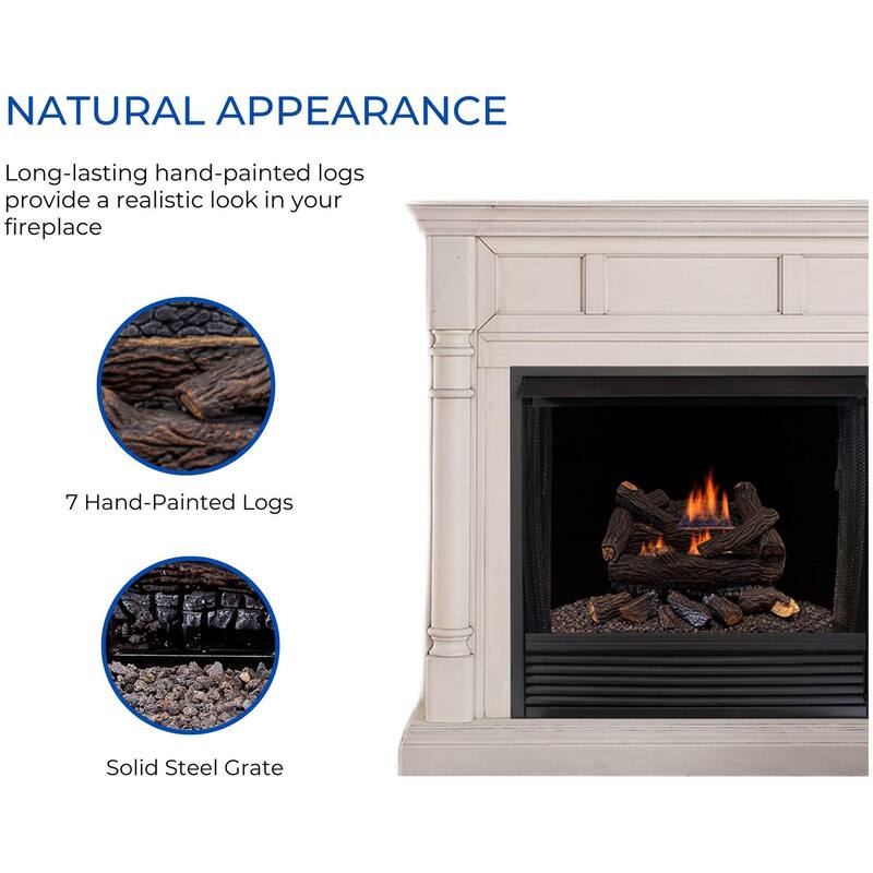 Duluth Forge DLS-L18R-2 30,000 BTU Vent Free Liquid Propane Log Set