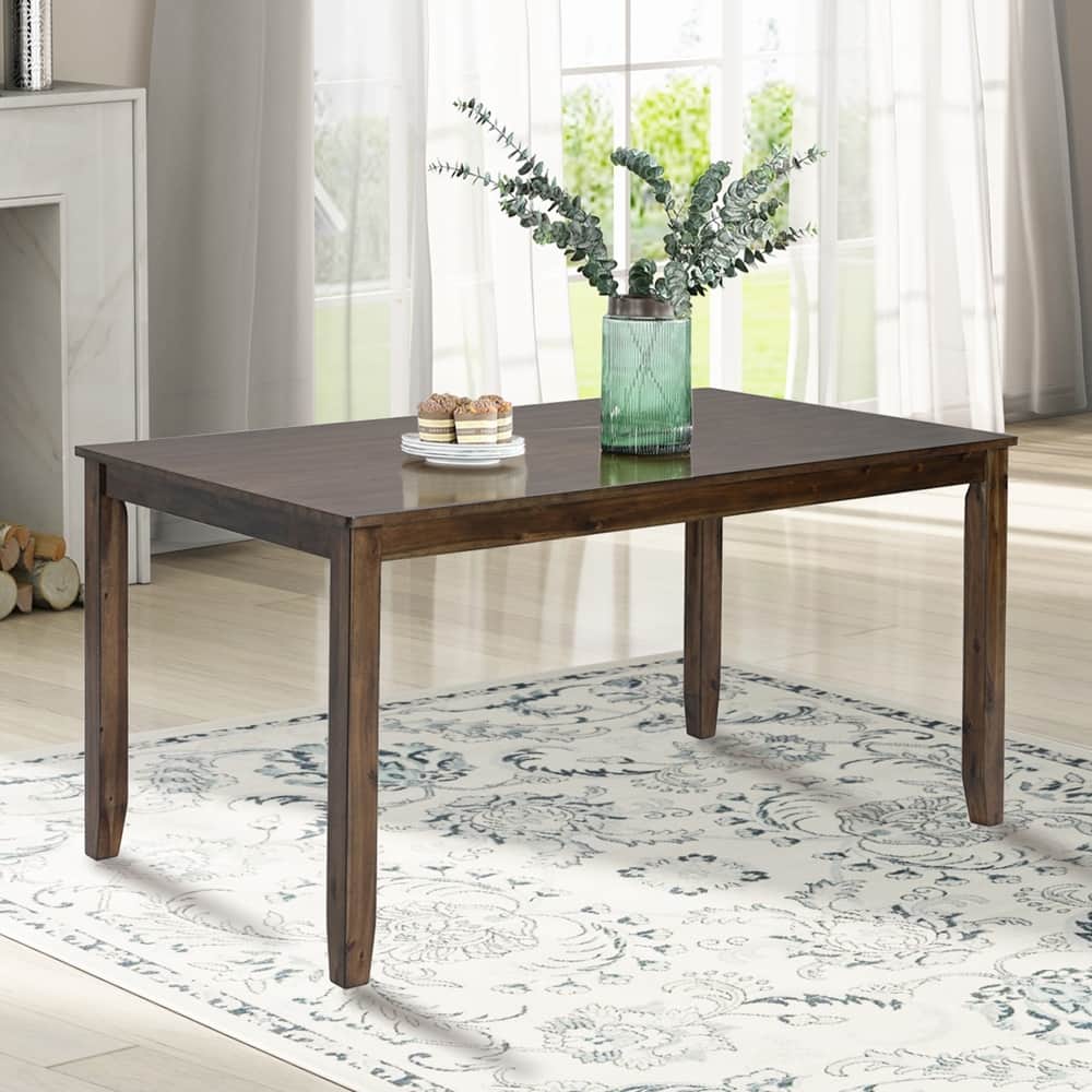 Wooden Dining Table Kitchen Table for Small Space(ONLY THE TABLE)