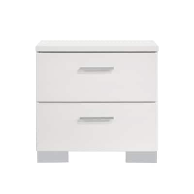 2-drawer NightstandHigh Gloss