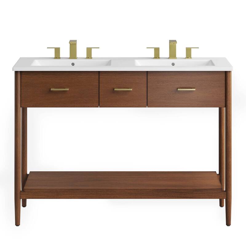Zaire 18"/24"/30"/36"/48" Bathroom Vanity with White Sink Top