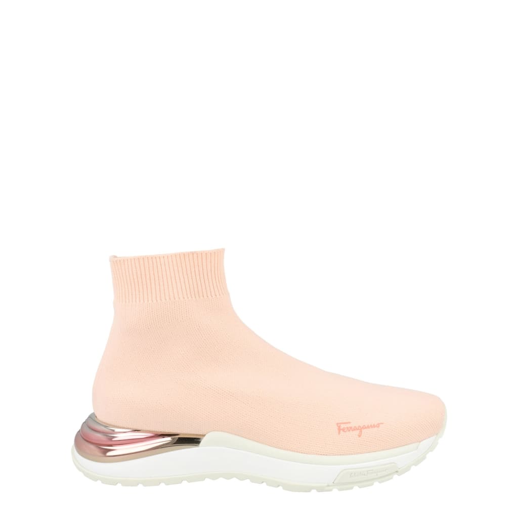 Ferragamo Ninette High-Top Sock Sneakers