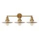 preview thumbnail 3 of 12, Atlas Lighting English Pub 1/2/3-Light Industrial Style Metal Bathroom Vanity Light