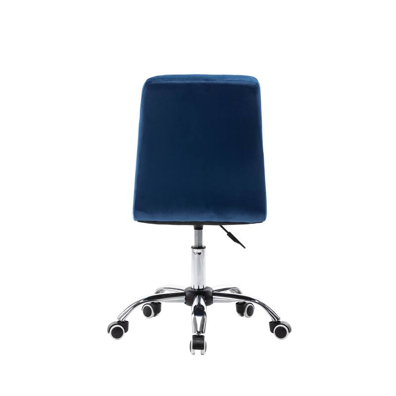 Porthos Home Palina Home Office Desk Chair, Velvet, Roller Wheels