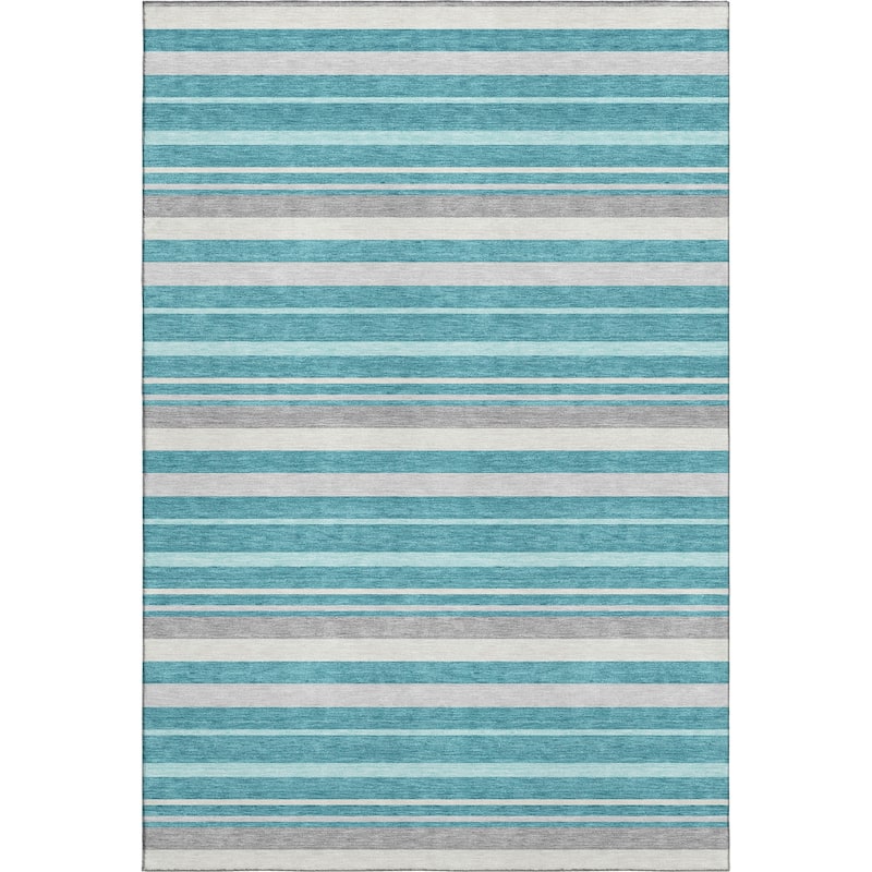 Premium Washable Super Soft Sophisticated Stripe Mayfield Rug