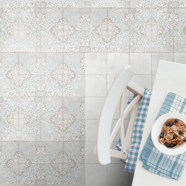 Shop Somertile 5 75 X 5 75 Inch Barcelona Decor Montjuic Porcelain Floor And Wall Tile 44 Tiles 10 77 Sqft Overstock 31267207 Sample