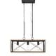 preview thumbnail 21 of 48, Acroma 3 - Light Linear Modern Farmhouse Rectangle Chandelier - N/A