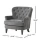 preview thumbnail 14 of 15, Mya Diamond Tufted Club Chair by Christopher Knight Home