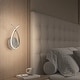 preview thumbnail 2 of 6, Artika Gamma Modern Wall Light Fixture, Brushed Nickel - Brushed Nickel