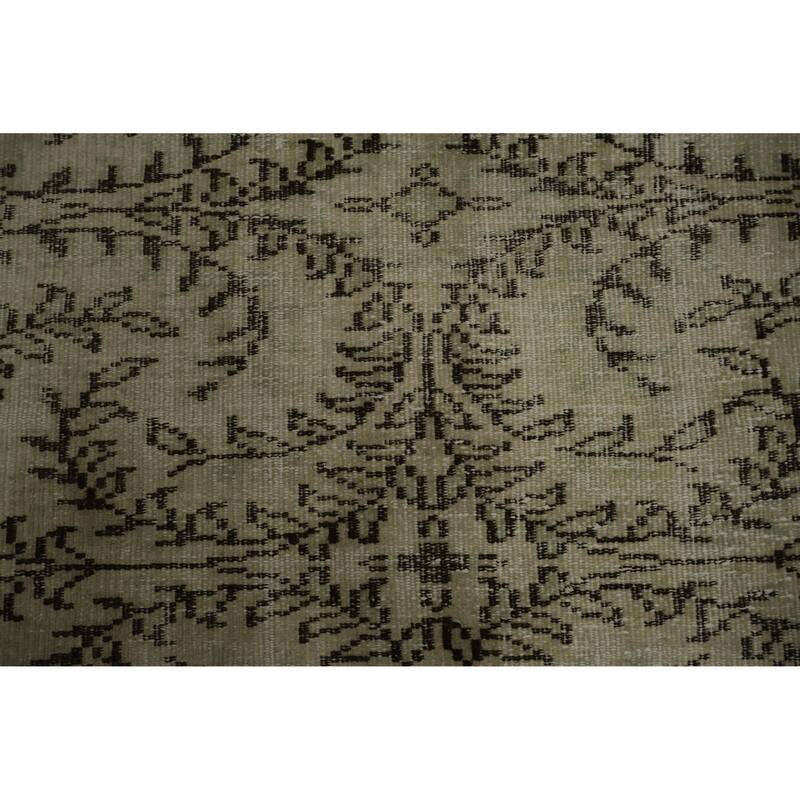 Hand Knotted Oriental 100% Wool Carpet Transitional Floral Beige & Ivories Anatolian Area Rug - 8' 6'' X 5' 1''
