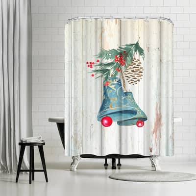 Christmas Bells By PI Holiday Collection - Shower Curtain