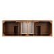 preview thumbnail 5 of 33, Mykonos 72-inch Cinnamon Double Vanity Cabinet