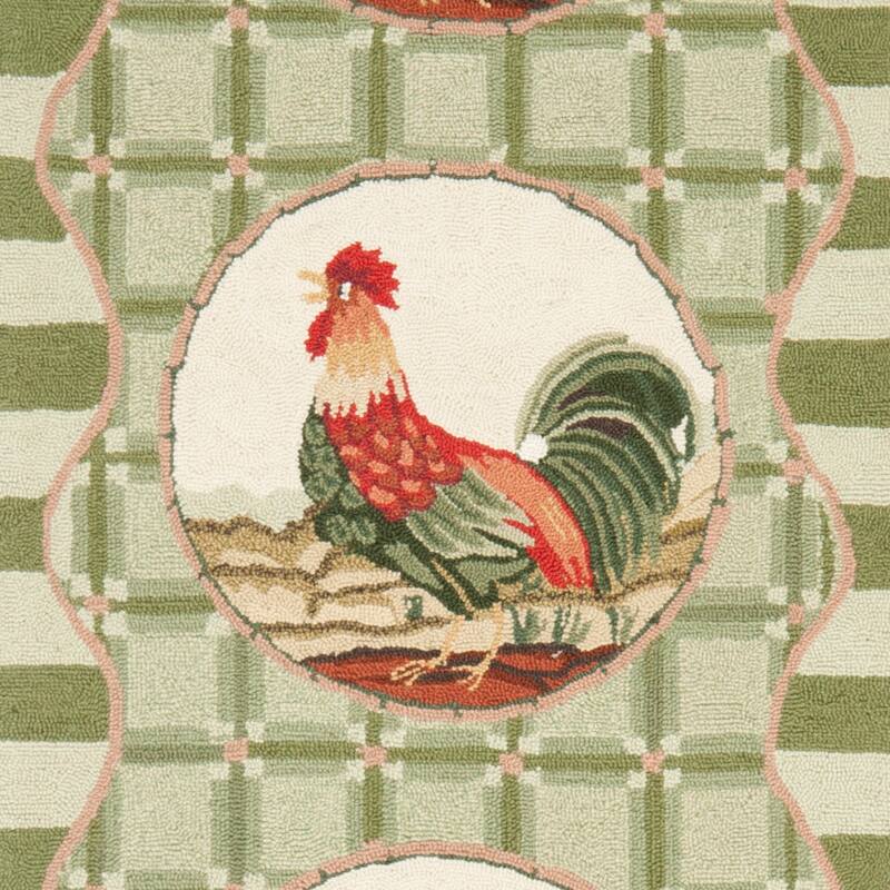 SAFAVIEH Handmade Chelsea Tatyana French Country Wool Rug