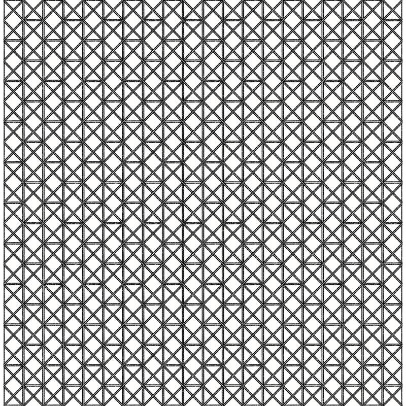 A-Street Prints Lisbeth Black Geometric Lattice Wallpaper