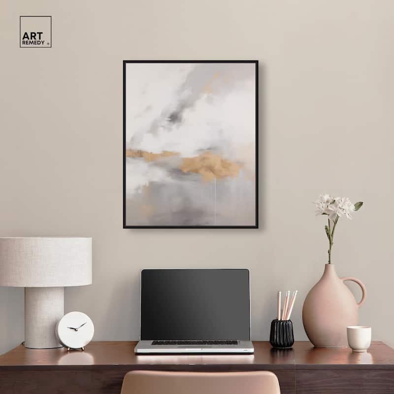 Fleeting Gold II Canvas by Art Remedy