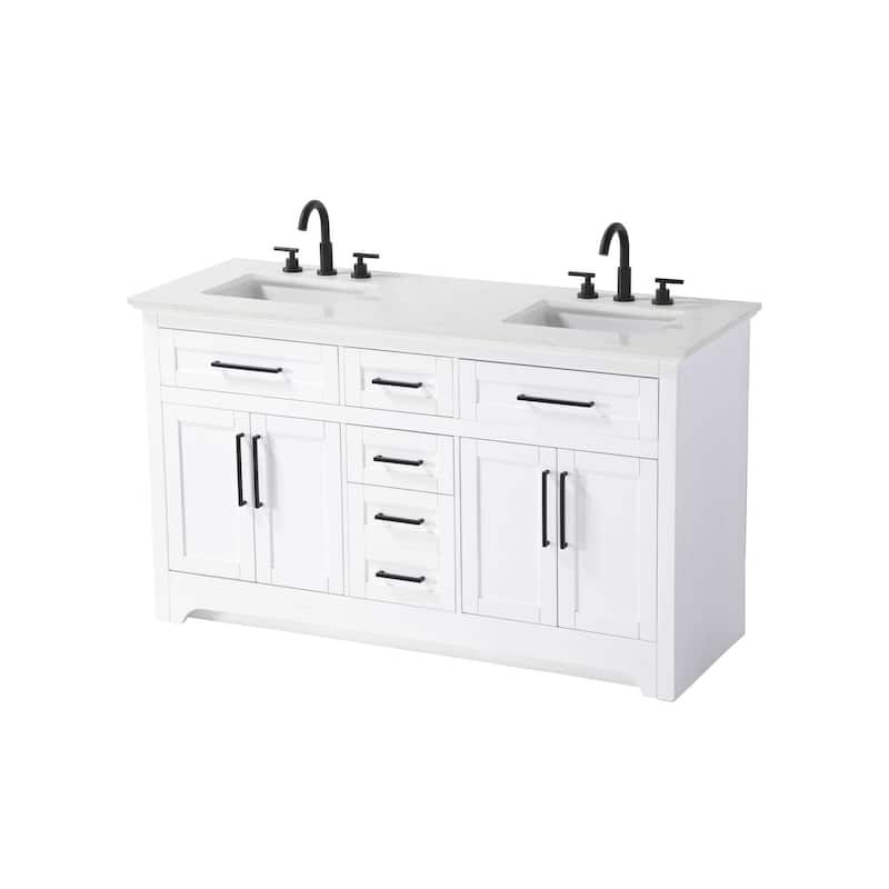 Nathaniel Double Bathroom Vanity (54-84 inch)
