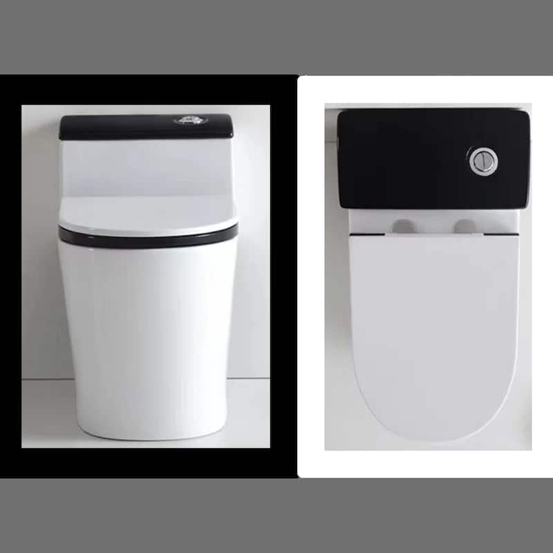 White Mordern Ceramic One Piece Toilet (Seat Included)
