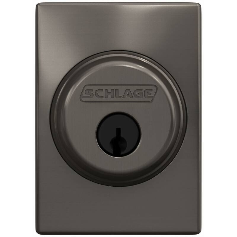 Schlage Single Cylinder Keyed Entry Grade 1 Deadbolt with Decorative