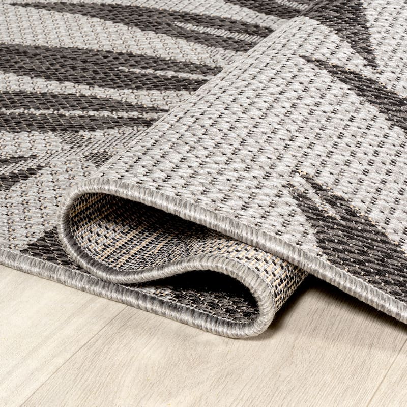 JONATHAN Y Bahamas Tropical Palm Leaf Indoor/Outdoor Area Rug