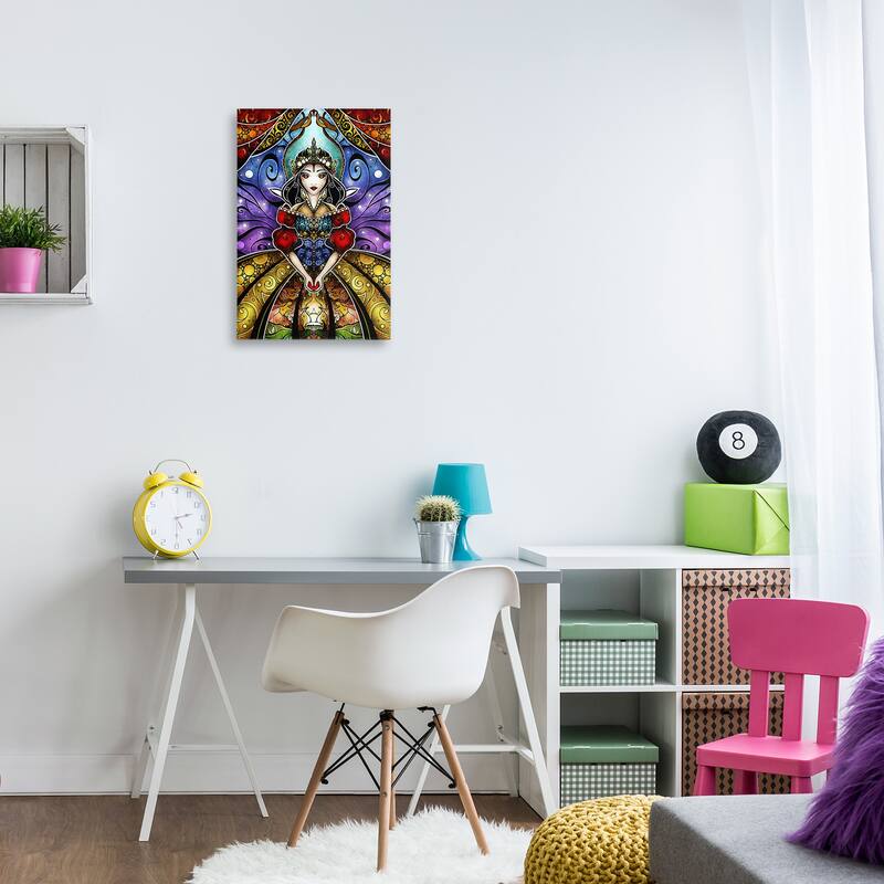 Stupell Nouveau Princess Portrait Canvas Wall Art Design By Mandie Manzano