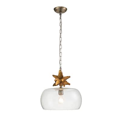 Toussaint 1 Light Pendant - 15.5 x 15.5 x 15.5