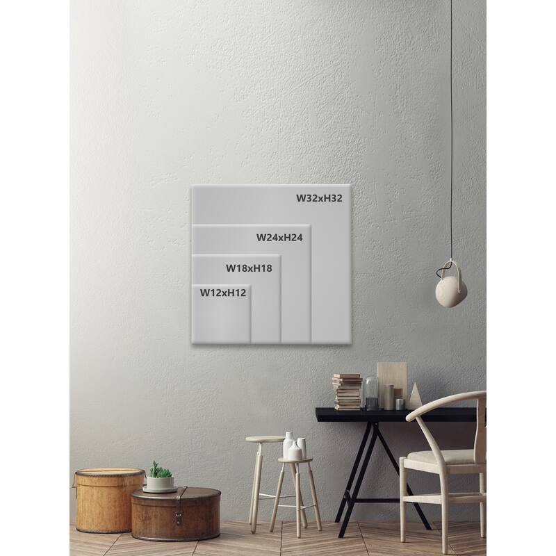 False Illusion Floater Framed Print on Canvas