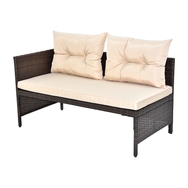 Outdoor PE Wicker Sectionl Lounge Sofa Set