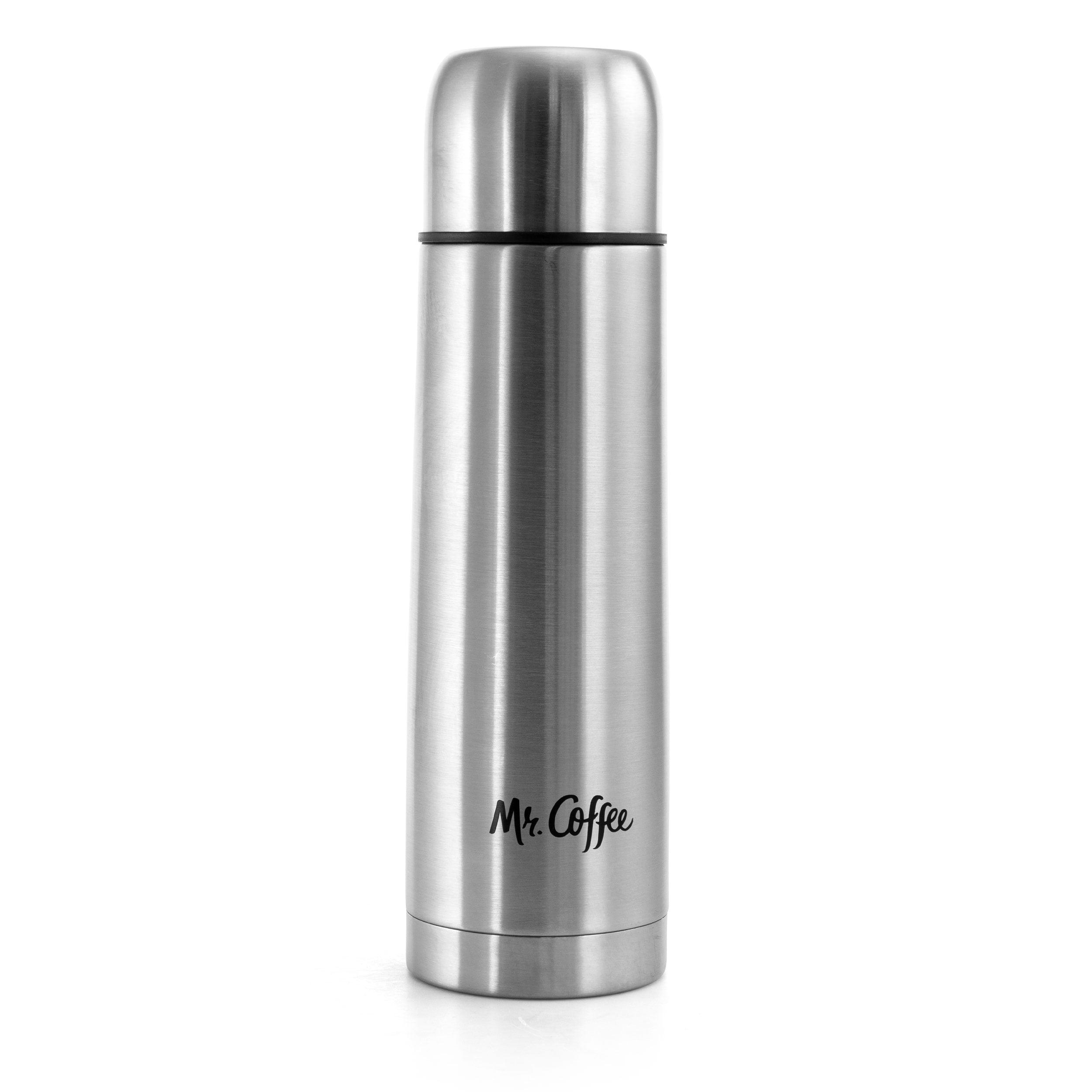 16 Ounce Stainless Steel Travel Thermal Bottle in Silver