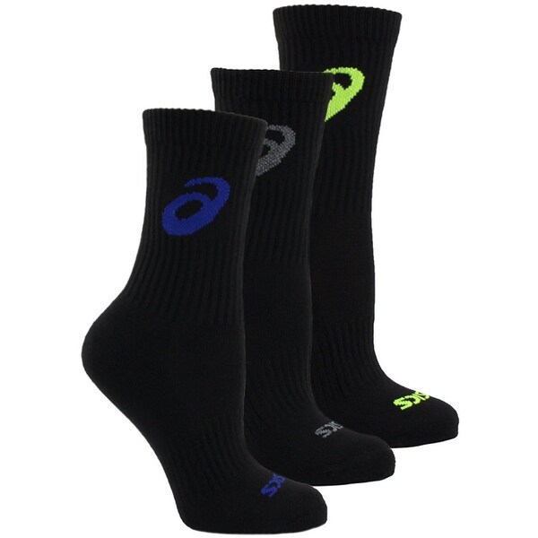 asics crew running socks