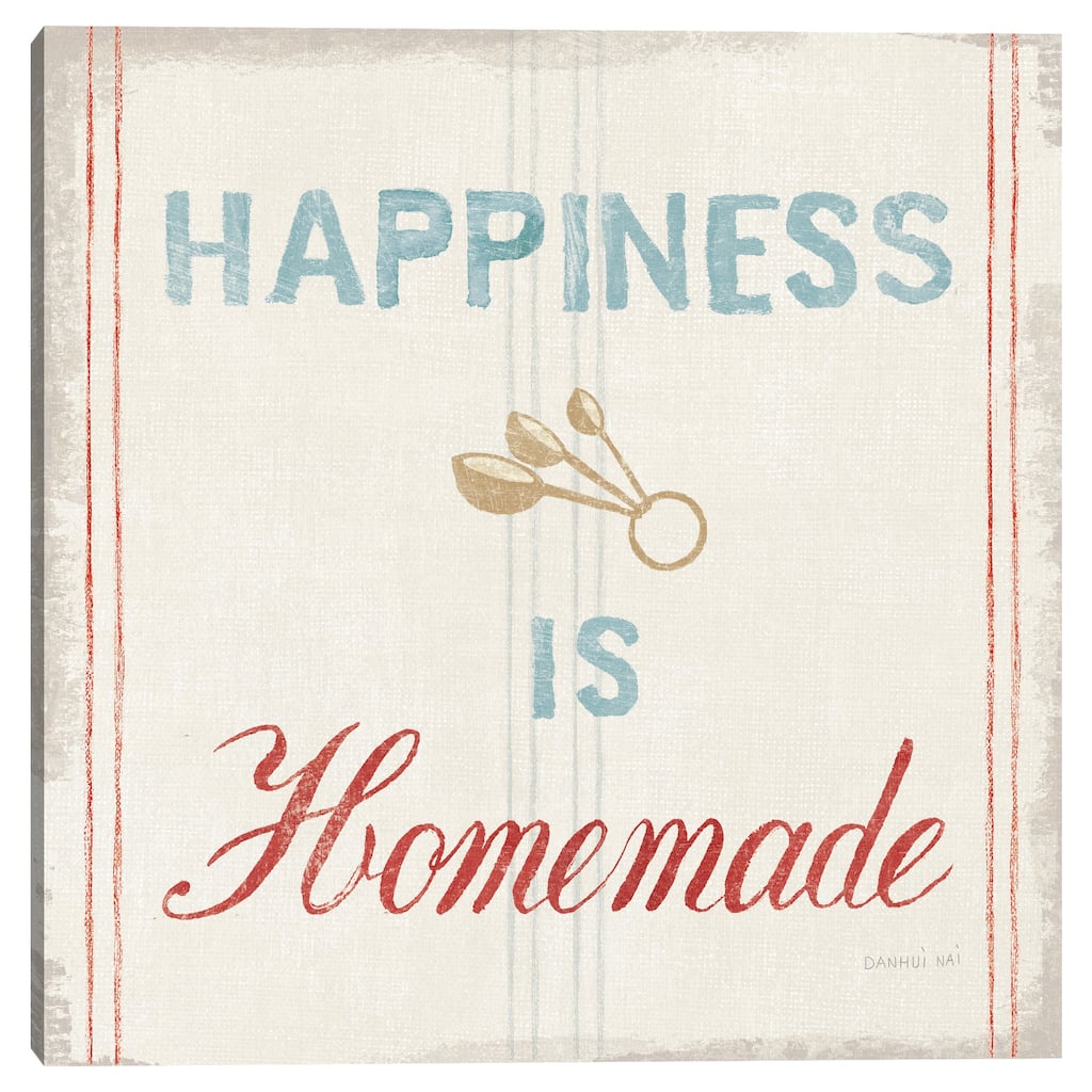 Floursack Kitchen VIII Bold by Danhui Nai Canvas Art Print