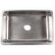 preview thumbnail 4 of 10, Lange Crafted Stainless Steel 32" Single Bowl Farmhouse Apron Front Undermount Kitchen Sink
