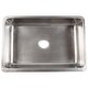 preview thumbnail 5 of 5, Lange Crafted Stainless Steel 32" Single Bowl Farmhouse Apron Kitchen Sink with Wheaton Faucet Kit