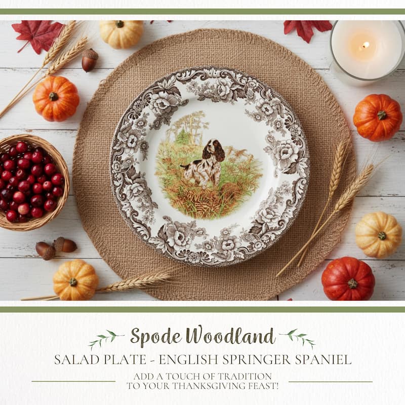 Spode Woodland Salad Plate - Assorted Animals