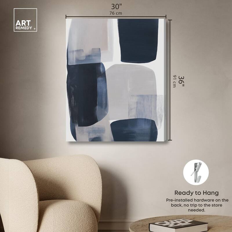 Oceanic Forms II Canvas by Art Remedy, Gallery Wrapped