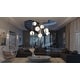 preview thumbnail 1 of 13, AFX Verona LED Pendant 13" - Satin Nickel