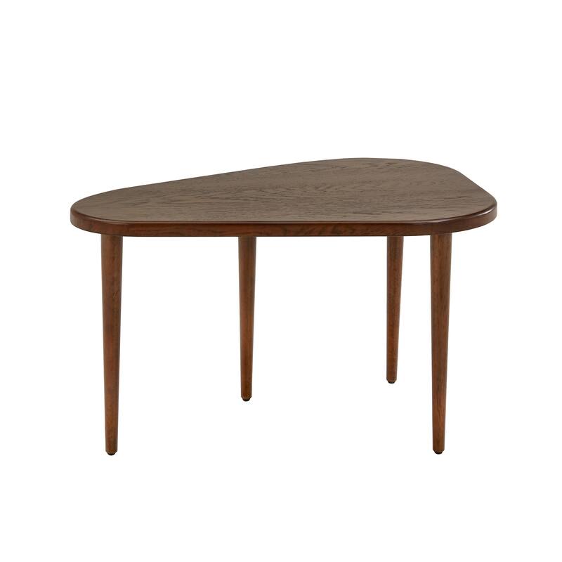 Tirana Wood Finish Teardrop Nesting Coffee Tables by iNSPIRE Q Modern