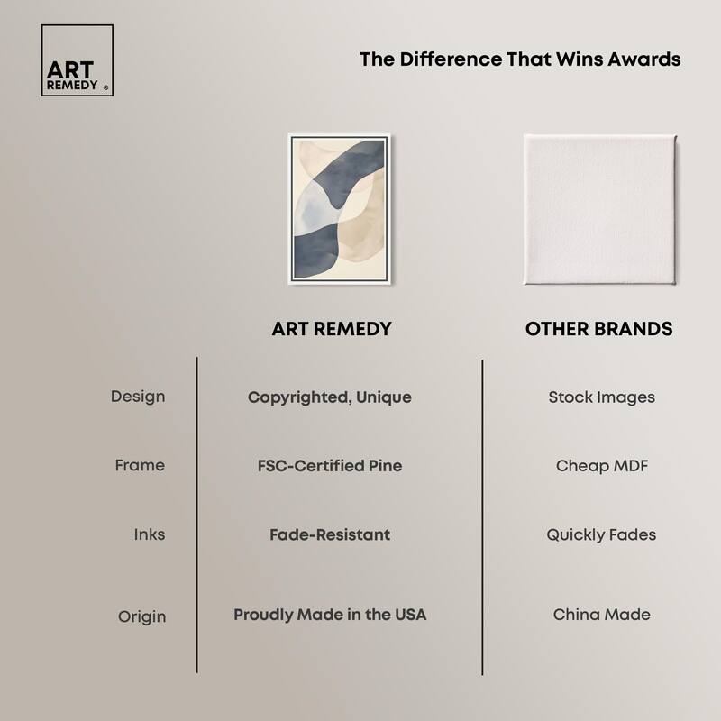 Ovals Canvas by Art Remedy