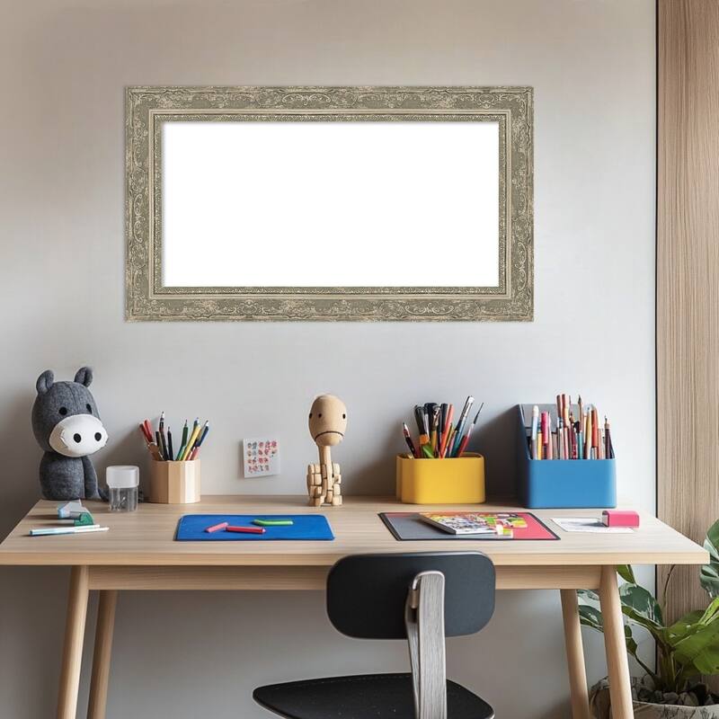 Filigree Framed Dry Erase Magnetic Board