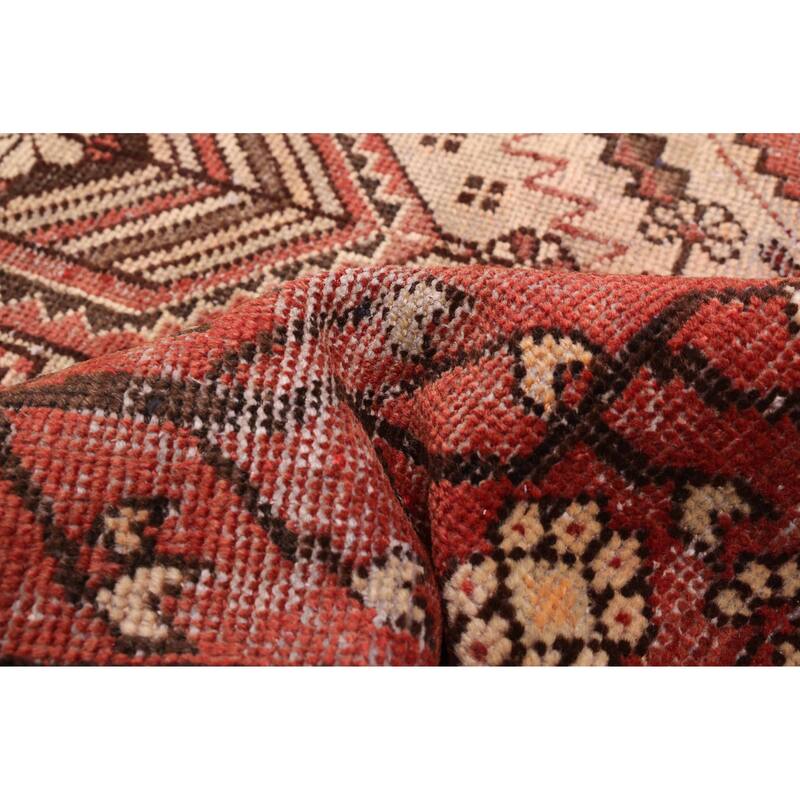 ECARPETGALLERY Hand-knotted Antalya Vintage Dark Copper Wool Rug - 4'5 x 6'7