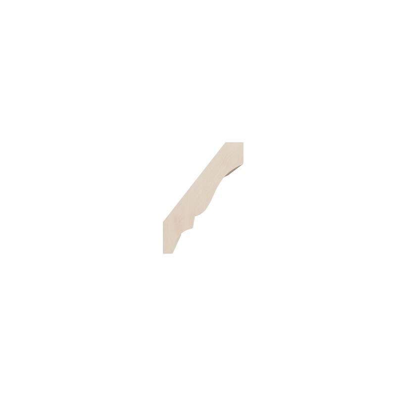 WM52: 2-1/4-in H x 1-2/3-in P x 2-3/4-in F x 96-in L Americraft Solid Hardwood Stain Grade Crown Moulding