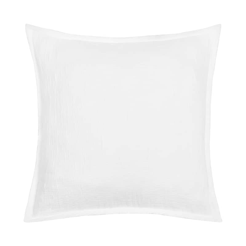 South Seas 20" Square Decorative Throw Pillow Cover - White