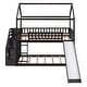 preview thumbnail 3 of 6, Twin Bunk Bed with 3 Drawers, Slide, Staircase, and Safety Guardrails