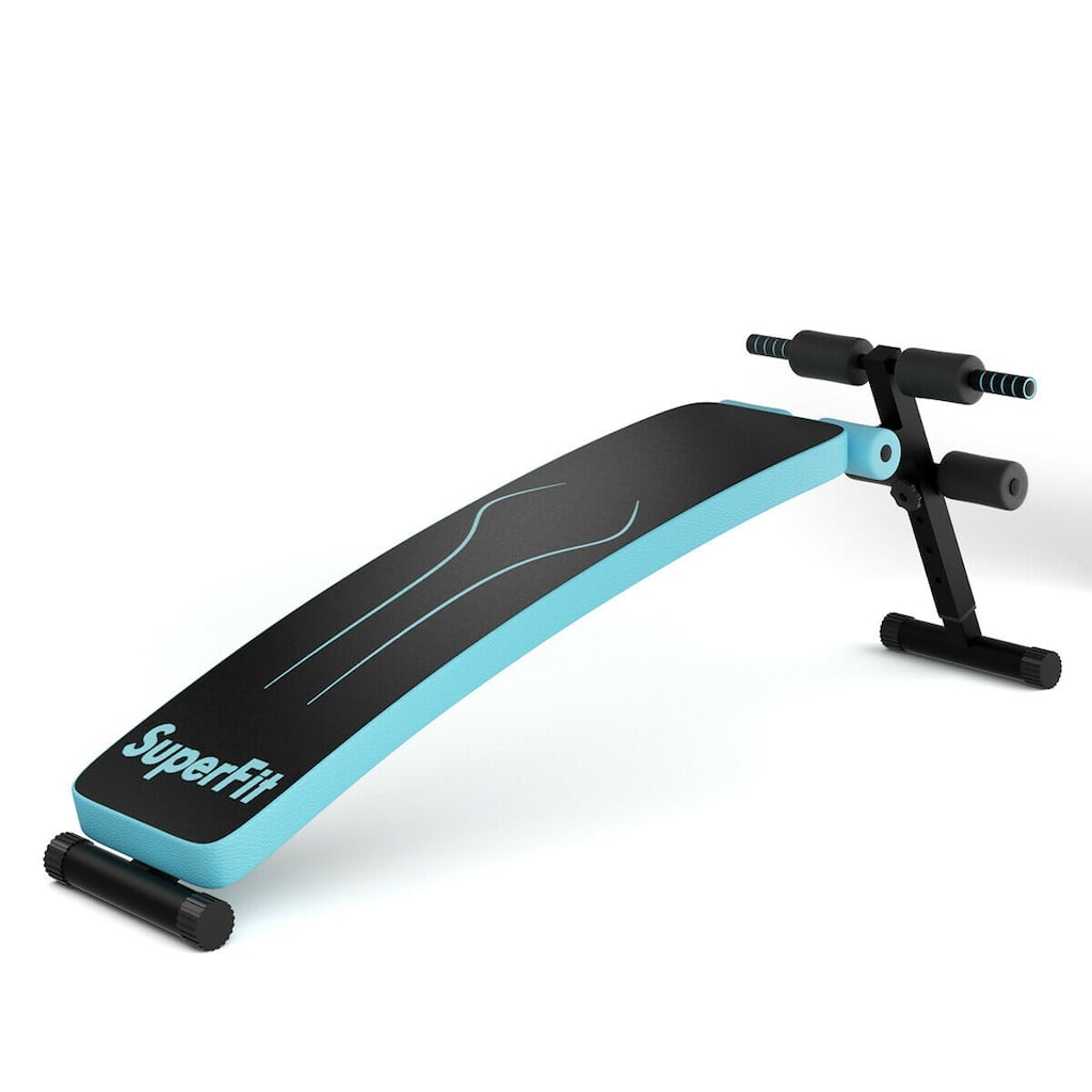Folding Weight Bench Adjustable Sit-up Board Workout Slant Bench - 52"-55" x 20.5" x 19"-23.5" (L x W x H)