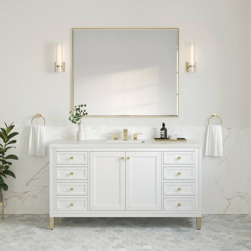James Martin Vanities 503-V60S-3LDL Chicago 60" Free Standing Single