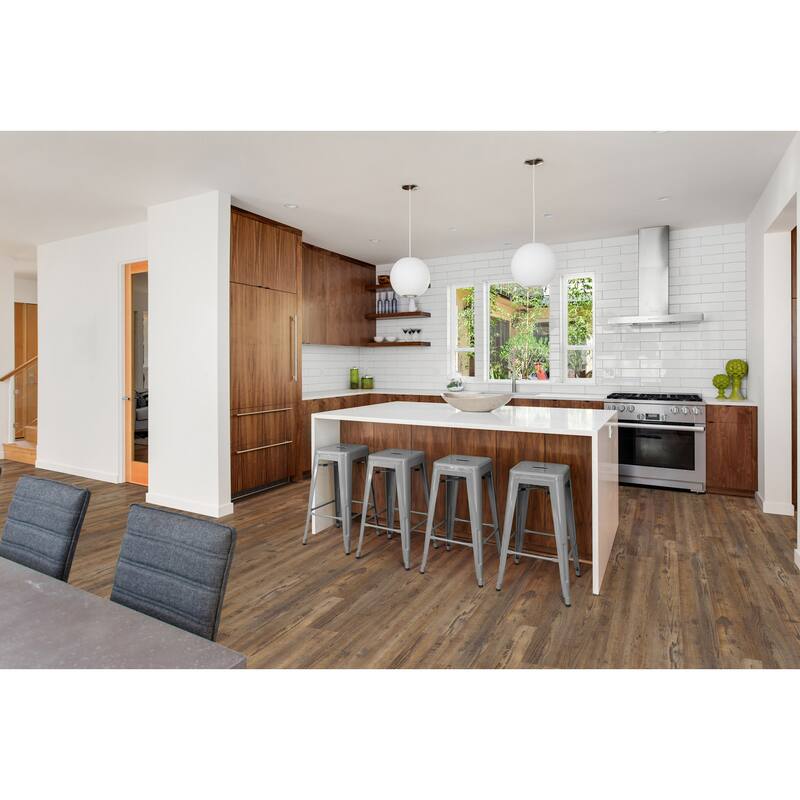 Ackland AKVGL6X48-2012-PL Brushwood 6" x 48" Smooth Vinyl Flooring