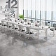 preview thumbnail 20 of 65, 6.5FT Conference Meeting Seminar Business Table Set for 8-12 Person (Set of 2)