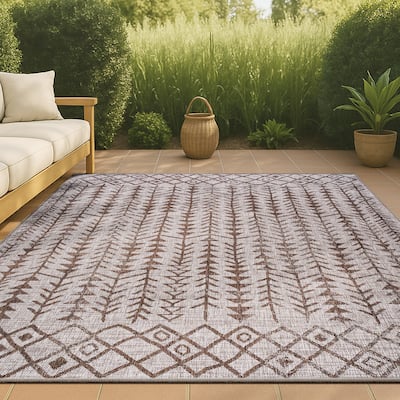 JONATHAN Y Sukie Bohemian Geometric Indoor/Outdoor Area Rug